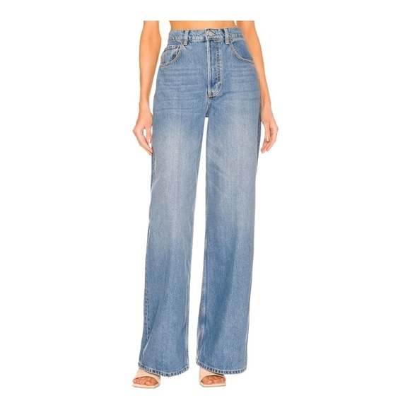 BOYISH x Revolve Jovi High Rise Rigid Wide Leg Ultra Relaxed Jeans Size 26 - Picture 2 of 11